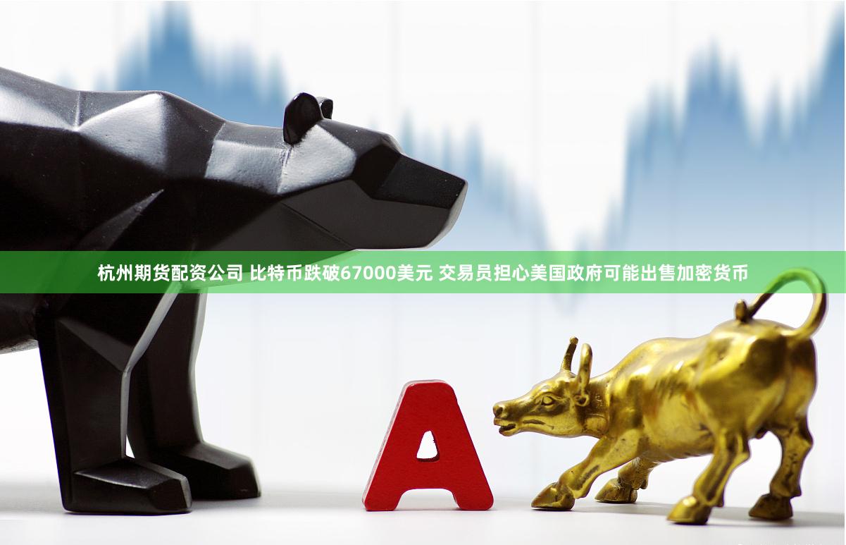 杭州期货配资公司 比特币跌破67000美元 交易员担心美国政府可能出售加密货币