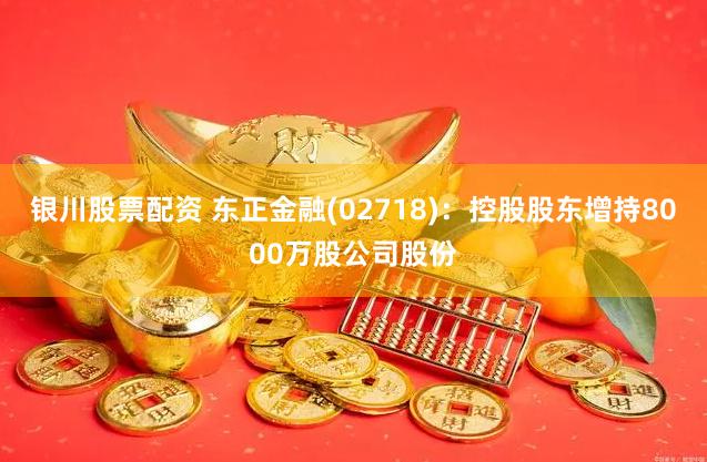 银川股票配资 东正金融(02718)：控股股东增持8000万股公司股份
